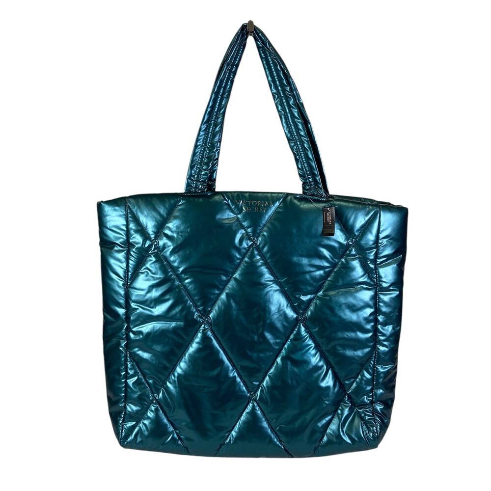 Victoria's Secret Large Toe Quilted Turquoise New With Tag